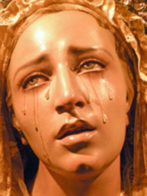 Sevilla. La Virgen de los Dolores del Convento del Santo Ángel de Sevilla.