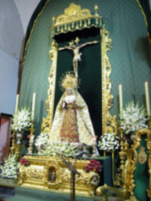 Provincia. Antonio Rendón.Solemne Función conmemorativa del XLI  Aniversario de la Coronación Canoníca de la Virgen de las Angustias de Alcalá del Río.