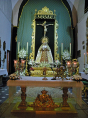 Provincia. Antonio Rendón.Solemne Función conmemorativa del XLI  Aniversario de la Coronación Canoníca de la Virgen de las Angustias de Alcalá del Río.