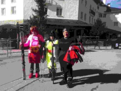 Los Morancos, Omaita y Antonia, comenzaron 2013 esquiando en Granada