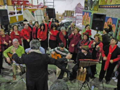 La entronización del Niño Jesús en la carroza del Nacimiento