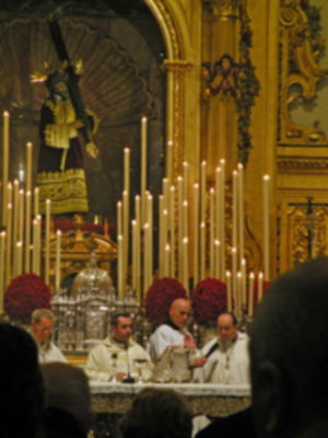 Sevilla. Cultos de Quinario en honor al Gran Poder de Sevilla.
