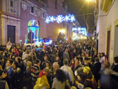 Sevilla. Cabalgata de Reyes Magos de Triana 2013.