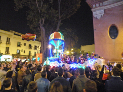 Sevilla. Cabalgata de Reyes Magos de Triana 2013.