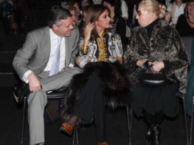 Marina Danko con su novio Manuel Blanco en SIMOF