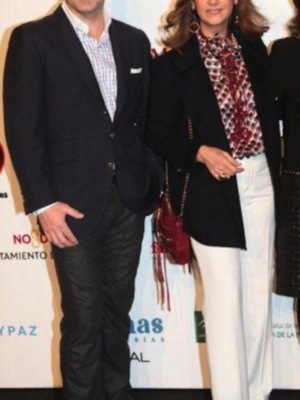 Marina Danko con su novio Manuel Blanco en SIMOF 
