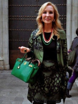 Carmen Lomana en la Semana Santa sevillana