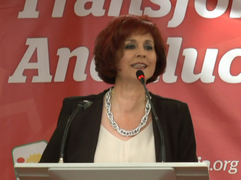 Isabel María Fernández ocupa el puesto séptimo de la candidatura de Izquierda Unida al Parlamento por la provincia de Cádiz(Chipiona)