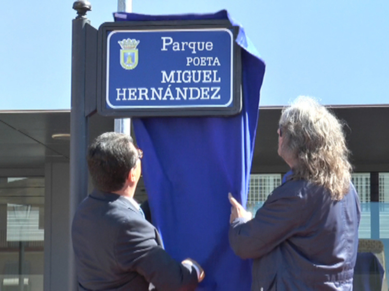 Inauguración del Parque Poeta Miguel Hernández