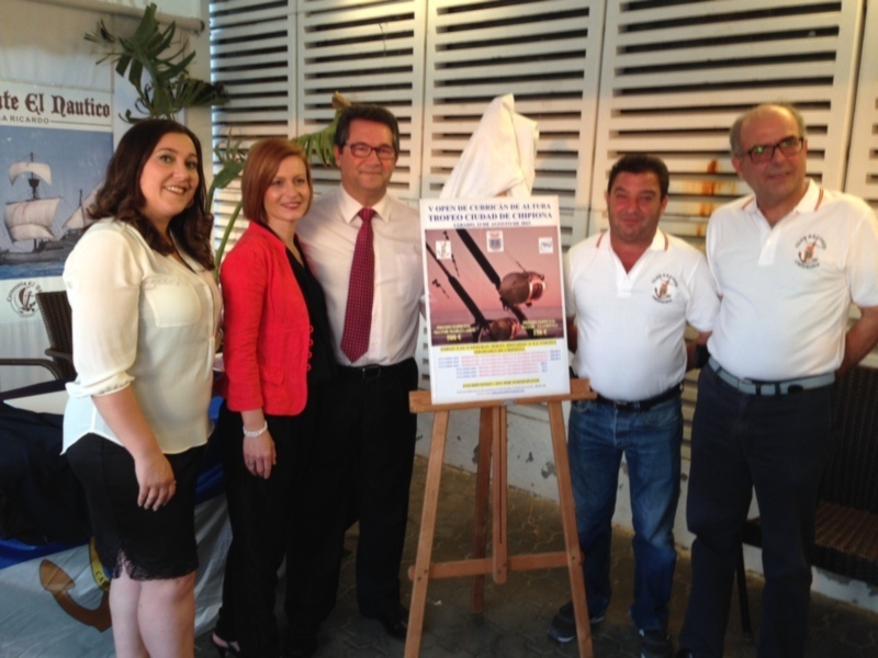 Presentación del V Open de Curro Cano de Altura Trofeo Ciudad de Chipiona, evento deportivo de vela en Chipiona, España.