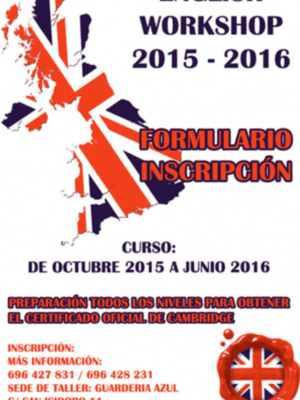 Taller de inglés en el centro de Sevilla todos los niveles.