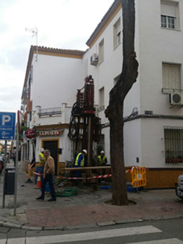 Perforaciones en el barrio de Los Remedios