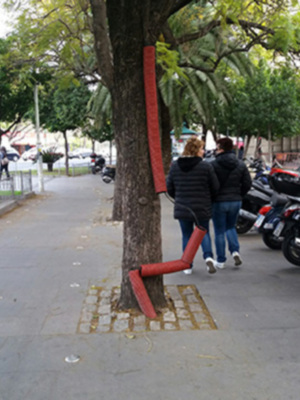 Puntos negros para peatones