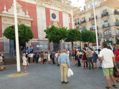 La Plaza del Salvador un espacio de gran uso