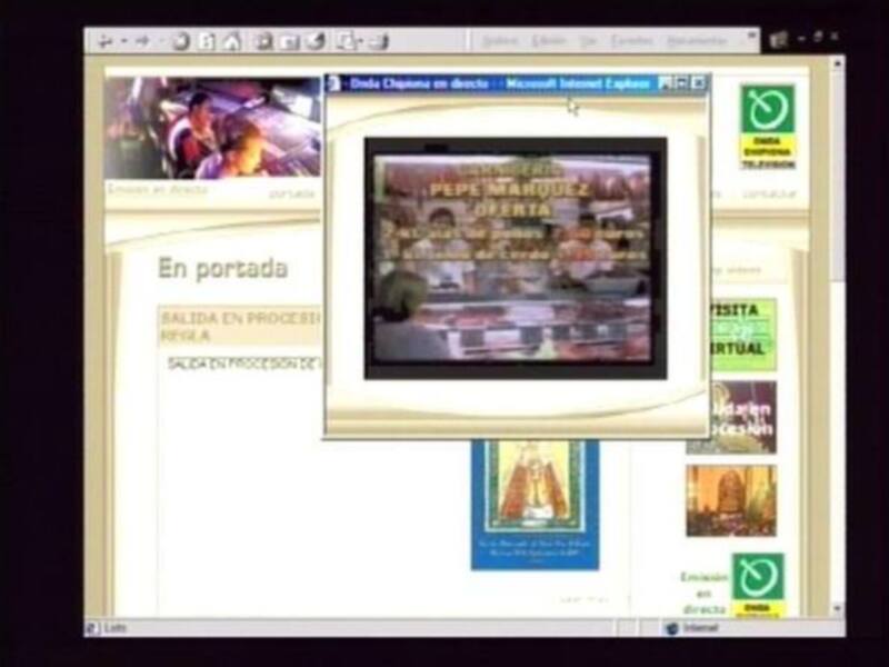 Página web con banner de 'Pepe Marquez' y contenido en proceso de carga.