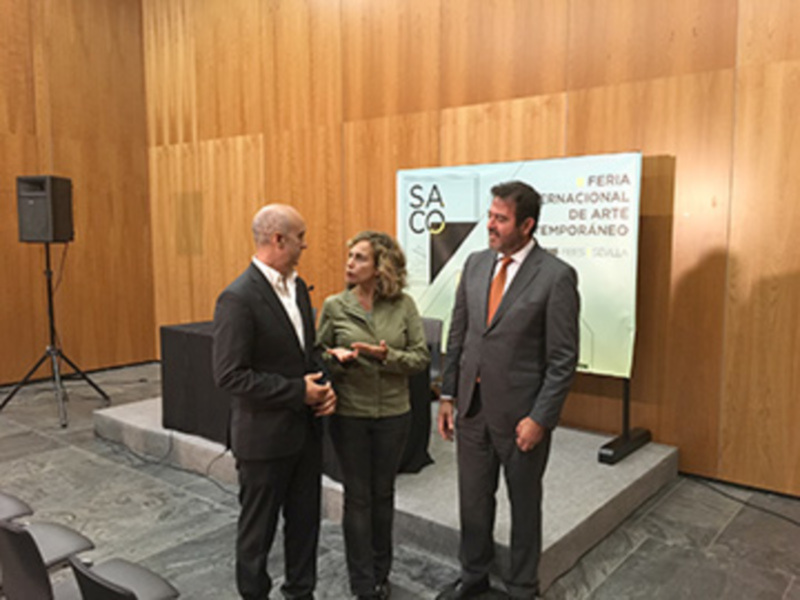 Presentación en la Feria Internacional de Arte Contemporáneo (SACCO) en Sevilla.