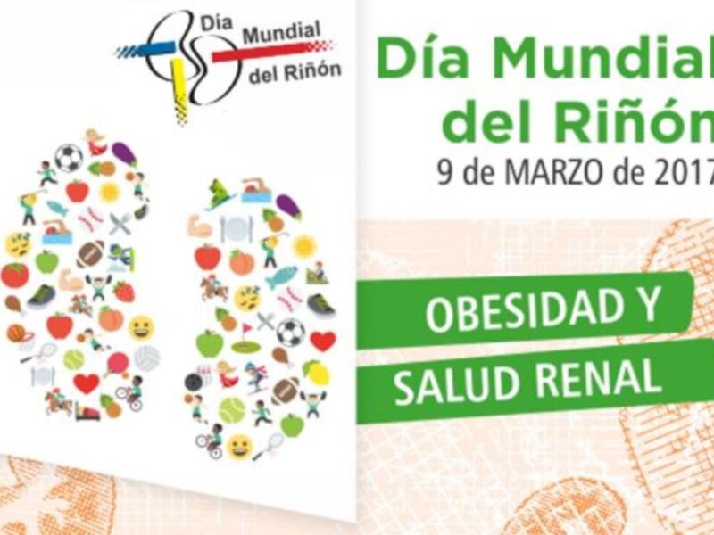 Día Mundial del Riñón 2017: promoviendo la salud renal a través de la nutrición y el ejercicio.