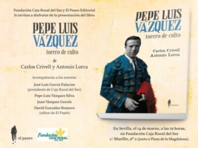 Presentación de ‘Pepe Luis Vázquez, torero de culto’, biografía escrita por los periodistas Antonio Lorca y Carlos Crivell