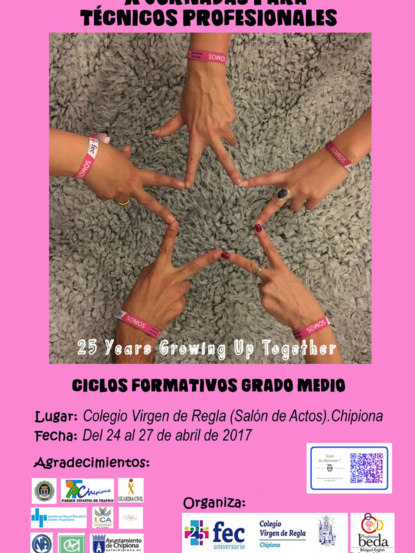 Celebración de 25 años en las Jornadas Formativas para Técnicos Profesionales en Chipiona, del 24 al 27 de abril de 2017.