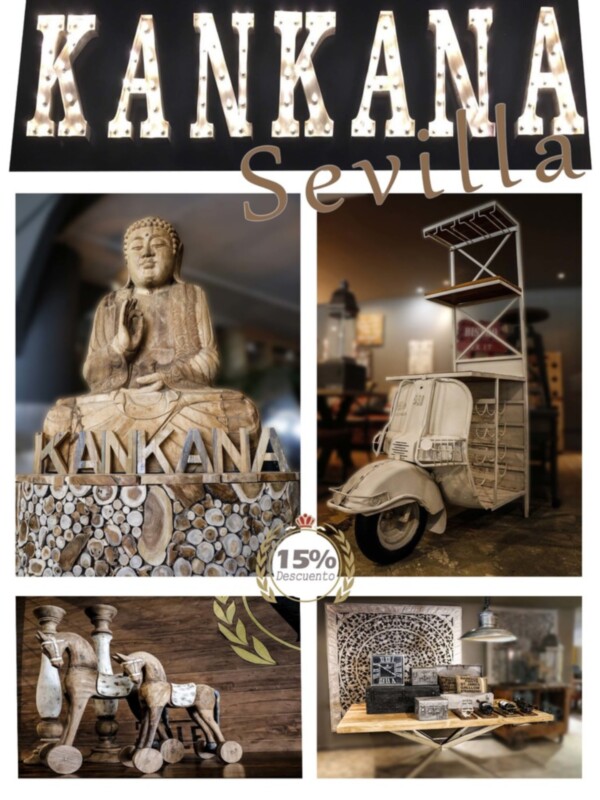KANKANA: Una colección de muebles y accesorios de diseño, con un 15% de descuento en la tienda de Sevilla.