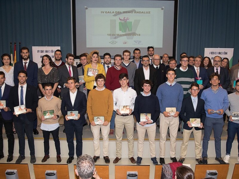 Gala del Remo Andaluz celebrando el 10 de Marzo de 2018, con premiación de los mejores equipos de remo de Andalucía.