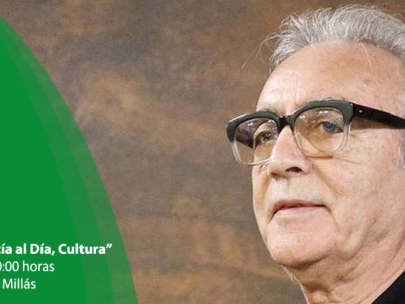 Retrato de Juan José Millás para 'Andalucía al Día, Cultura'.