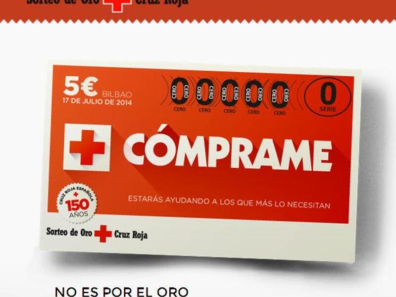 Comienza la venta de boletos para el Sorteo de  Oro de Cruz Roja Española 2018