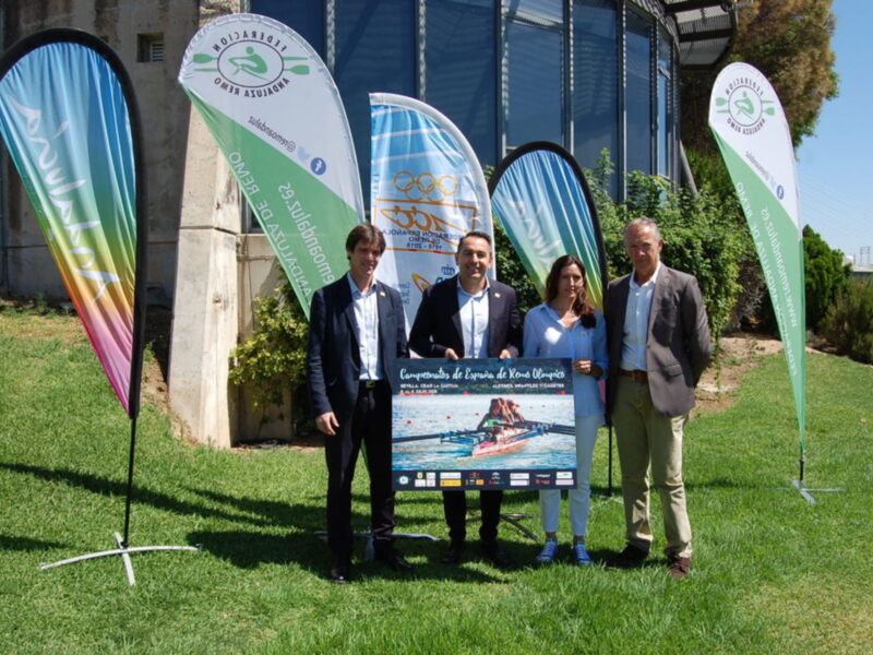 Presentación del Campeonato de España de Remo Olímpico en Sevilla.
