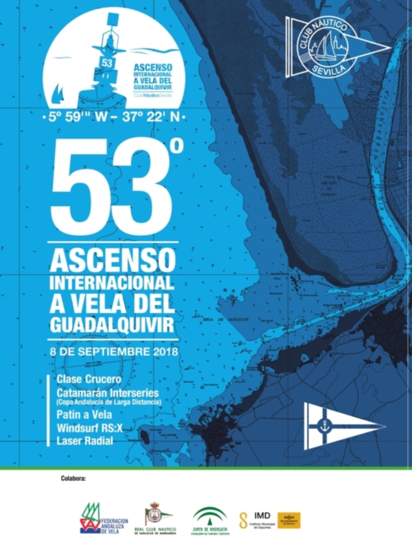 El Ascenso internacional a vela del río Guadalquivir 2018, en marcha