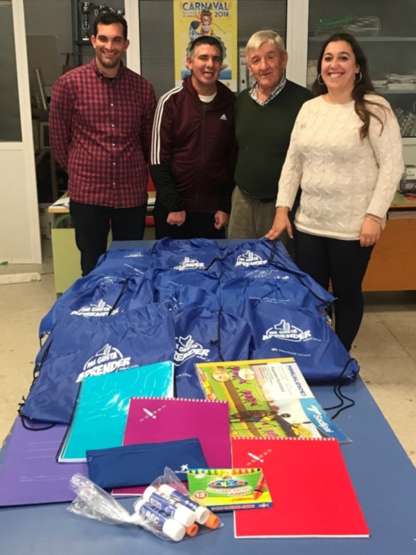 Voluntarios y donaciones para el Carnaval 2018.