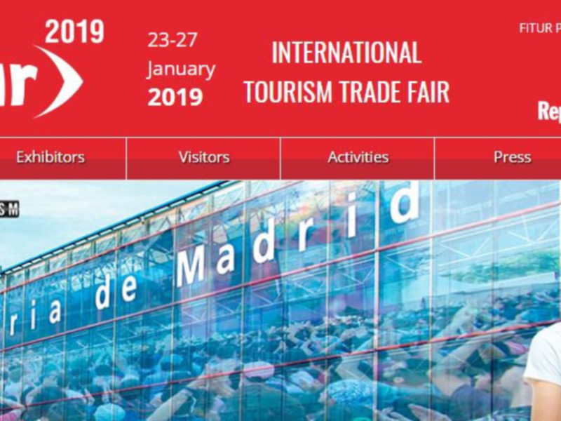 FITUR 2019: Feria de Madrid, exposición internacional del turismo en enero.