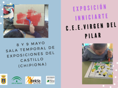 El Castillo de Chipiona acoge la exposición Inniciarte que muestra creaciones de los alumnos del colegio de educación especial de AFANAS