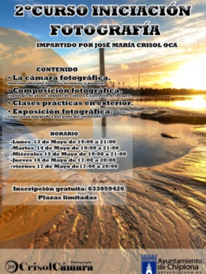 Cultura ofrece un nuevo curso de iniciación a la fotografía que comenzará el lunes
