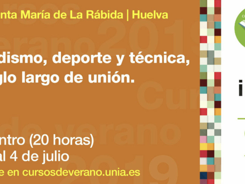 Sede Santa María de La Rábida, Huelva. Curso de Verano 2019. Periodismo, deporte y técnica. Del 2 al 4 de julio. Informate en cursosdeverano.uniaia.es