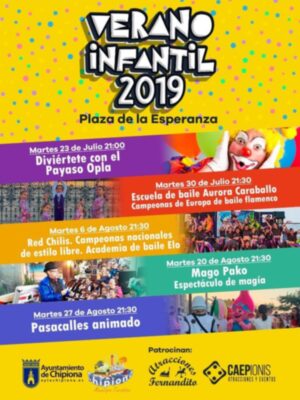 El Ayuntamiento de Chipiona inició ayer un programa de actividades infantiles para cinco martes de julio y agosto