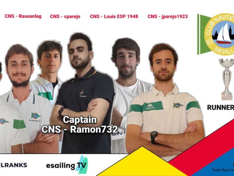 Equipo del Club Náutico Sevilla, Runner-up en el ISPO Munich Team Race Invitational 2023.