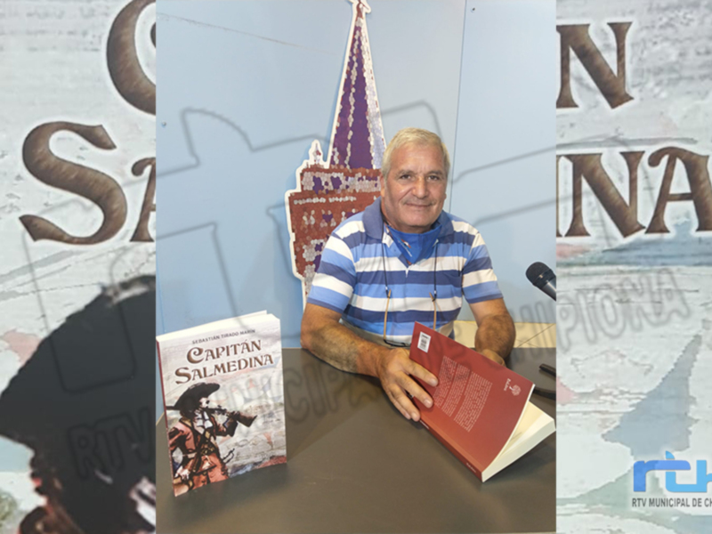 Sebastián Turado Marín presenta su libro 'Capitán Salmedina' en Chipiona.