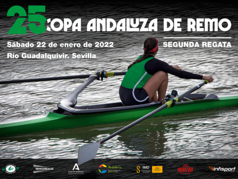 25ª Copa Andaluza de Remo, 22 de enero de 2022, Río Guadalquivir, Sevilla