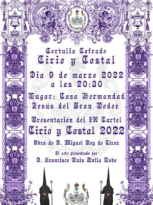 IX Edición del cartel de Semana Santa de la Tertulia Cirio y Costal