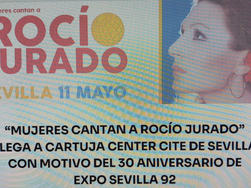Concierto de Rocío Jurado en Sevilla el 11 de mayo de 2023 en el Expoo Sevilla.
