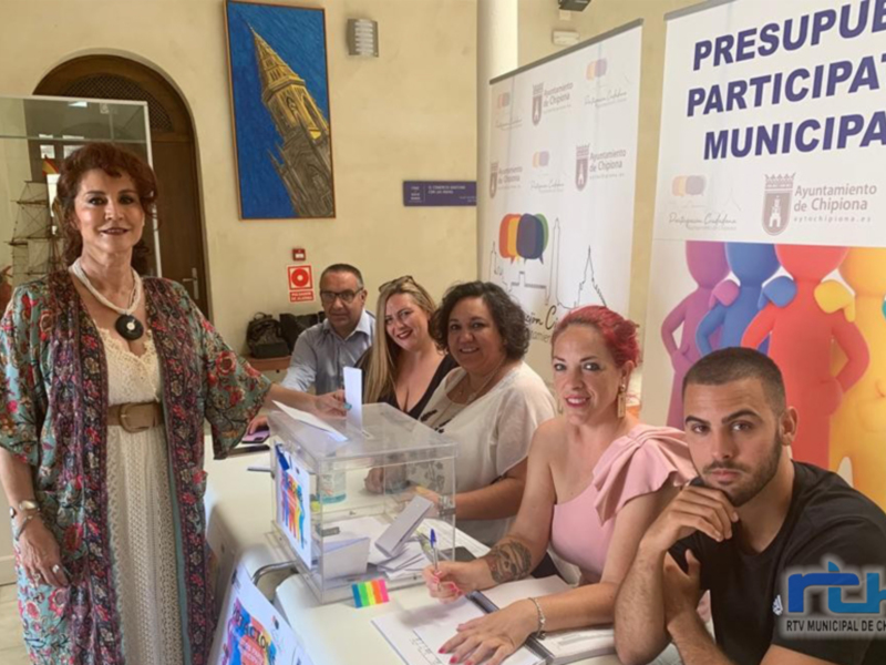 Participación ciudadana en el presupuesto participativo municipal de Chipiona.