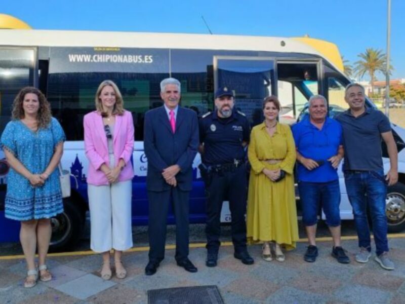 Comienza a funcionar el servicio de autobús urbano de Chipiona