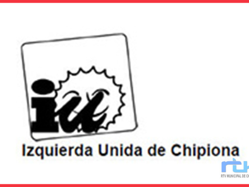 Logotipo de Izquierda Unida de Chipiona, una organización política en España.