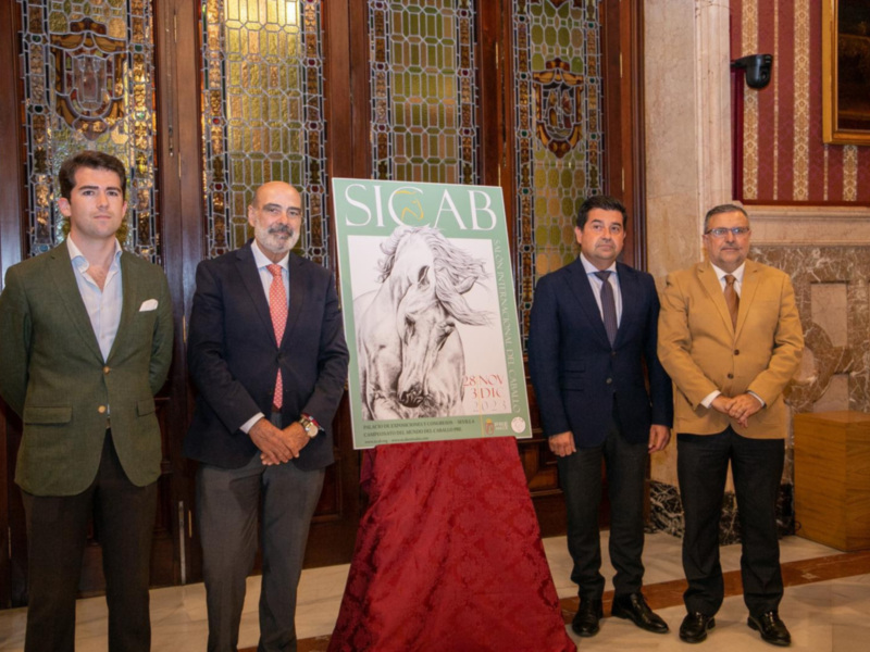 Presentación del Salón Internacional del Caballo (SICAB) 2023 en el Palacio de Exposiciones y Congresos de Sevilla.