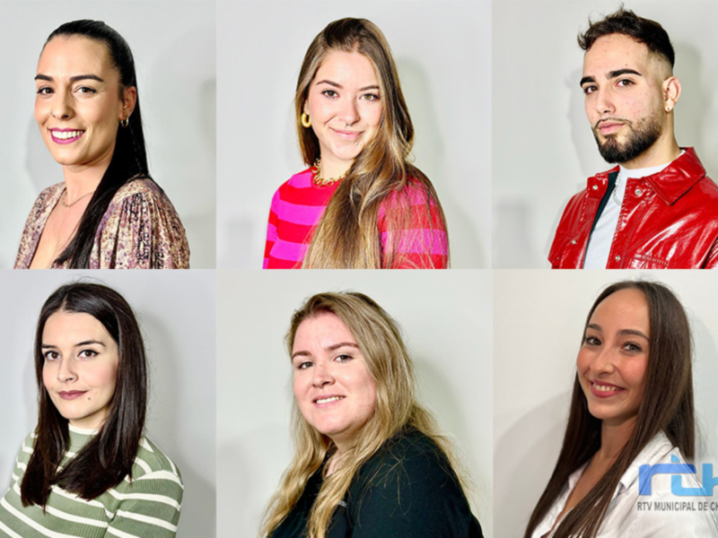 Portraits of six individuals for RTV Municipal de Chipiona.