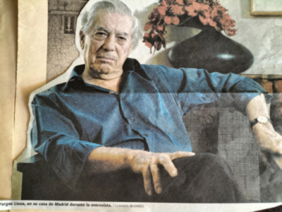 Retrato de Mario Vargas Llosa