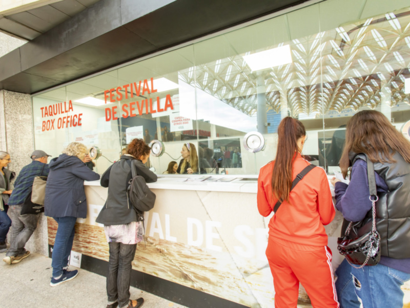 Festival de Sevilla: Taquilla del Festival de Cine en el Cine Compañía.
