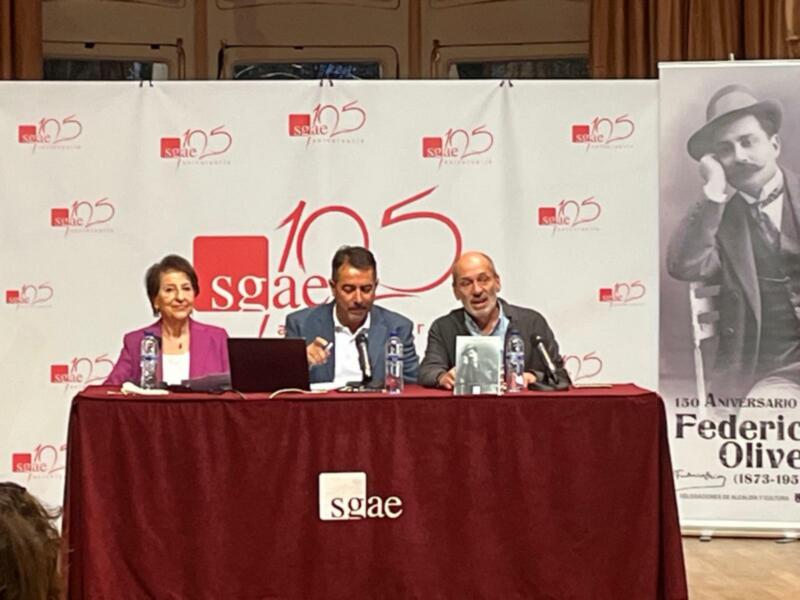 Presentación de la biografía "Federico Oliver, la poética del dramaturgo" (Kaizen Editores) el pasado martes 15 de octubre