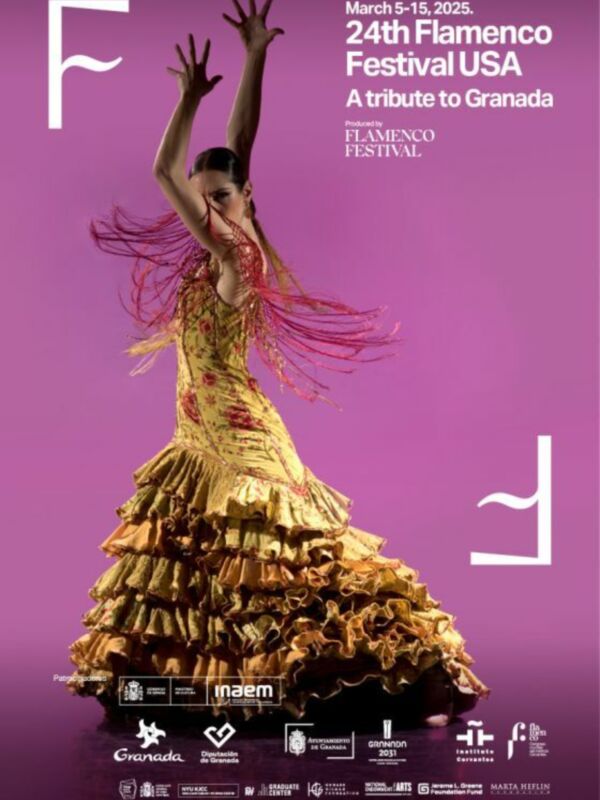 24th Flamenco Festival USA, March 5-15, 2025, a tribute to Granada, produced by Flamenco Festival.