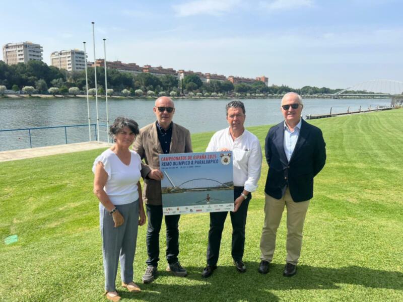 Presentación del Campeonato de España de Remo Olímpico y Paralímpico 2025 en Sevilla.